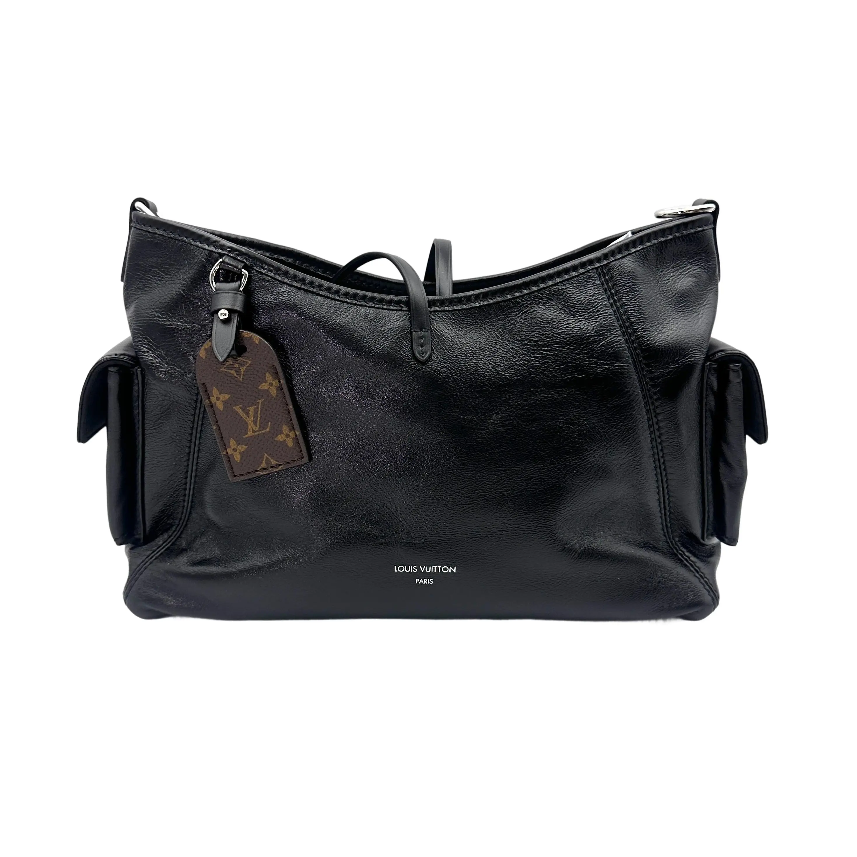 Pre-owned Louis Vuitton Lambskin Shoulder Bags CarryAll Cargo Vibe PM