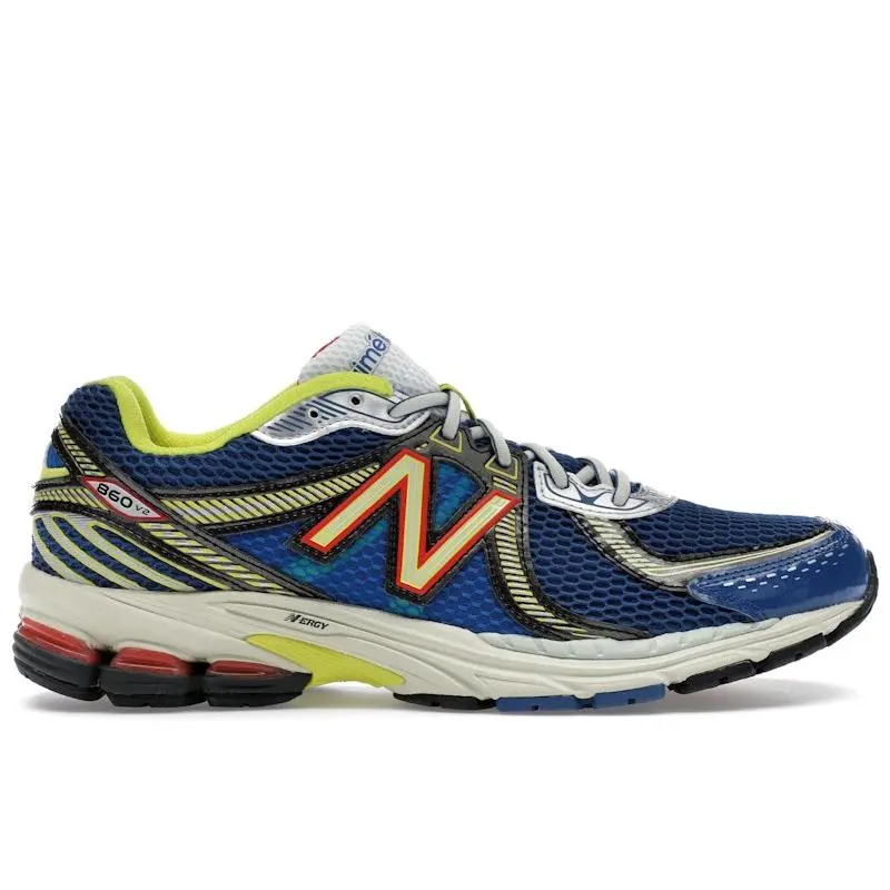 New Balance Men's 860v2 Aimé Leon Dore Blue Yellow, from StockX