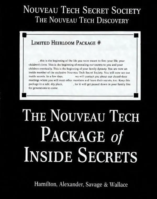 USED Book - The Nouveau Tech Package of Inside Secrets by Mark Hamilton (Paperback) - english