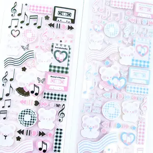 [Borah Studio] Honey's Music Love Notes Deco Sticker
