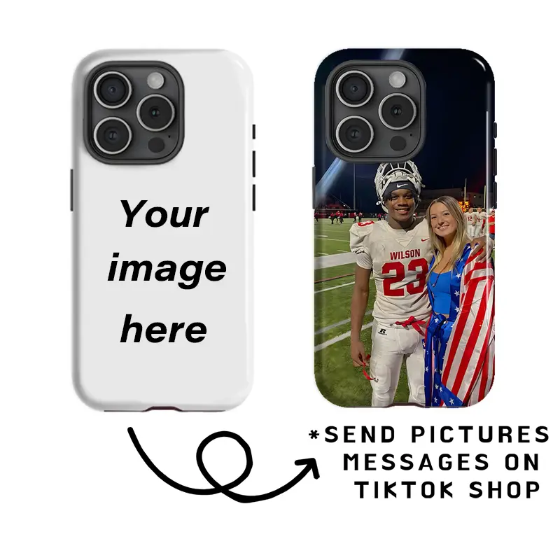 Customized Aesthetic Pattern PBT Hard iPhone Case - Durable Polycarbonate & TPU Protection for iPhone 16/15/14/13/12/11 Plus Pro Max, DIY Photo Service, Drop-Proof, Anti-Scratch, Shockproof, Wireless Charging Compatible Accessory