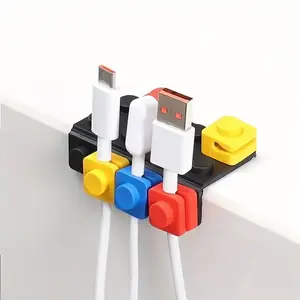 Say Goodbye to Cable Clutter! The Ultimate Cable Organizer Offers Desktop & Wall-Mounted Options – Perfect for Headphone, Mouse, and Charging Cords.