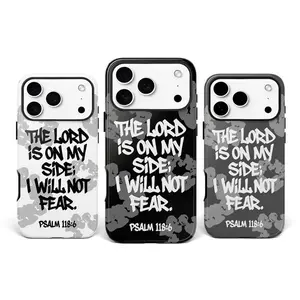 Luxury Denim Tears Cotton Wreath Christian Bible Quote Heavy Duty Tough Phone Case Shockproof Drop Protection Durable Hard Cover Aesthetic for iPhone 11 12 13 14 15 16 17 Pro Max Plus
