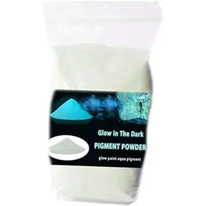 Glow in The Dark Pigment Phosphorescent Glow Powder 3.52 Ounce (100 g) Water Based Green Aqua-Turquoise