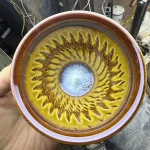 Jianzhan Master Cup Yellow Jumping Knife Cup Handmade