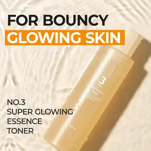 numbuzin No.3 Super Glowing Essence Toner | Fermented Ingredients, Niacinamide, Galactomyces, glowy skin radiance, Korean Skin Care for Face