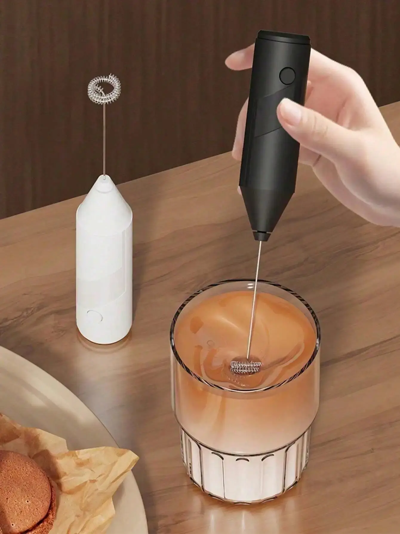 Electric Coffee Mixer Mini Milk Frother Handheld Coffee Stirrer Portable Egg Beater Drink Mixing Tool