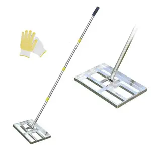 🌱 Get golf-course-level lawn with this 30" stainless steel leveling rake — long handle, zero back strain.