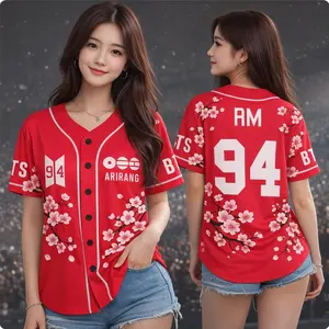 Kpop Group Bangtan Style Jersey, Custom Bangtan Boys Members Baseball Jersey For Army, Bangtan World Tour 2026 Merch Top, Bangtan Comeback 2026 Sports Vest