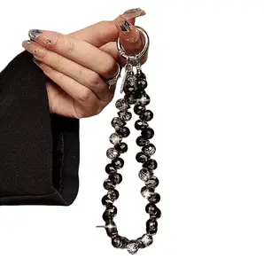 Aesthetic Beaded Phone Charm Strap, Lightweight Cute Keychain for Cellphones, Stylish Mobile Phone Accessory, Tech Accessory, Ideal Gift Idea, Accessories, Tech Accessories