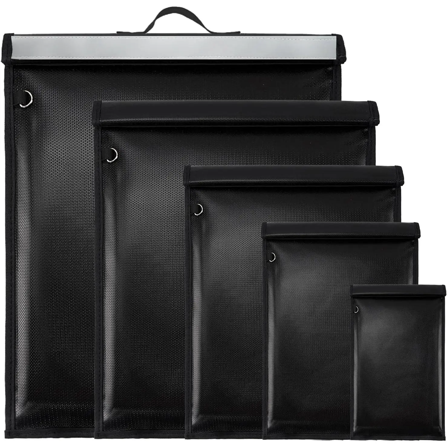 5 Pack Faraday Bags, Large Faraday Bag Emp Proof with Handle, Anti  Faraday Cage for Phones & Laptops & Tablets & Radio &  , Fireproof &  Faraday Key Fob Protector