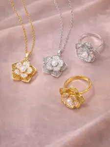 1 Set Vintage Pearl Spinner Jewelry | Elegant Floral Style | Fidget Anxiety Relief with Faux Pearl | Best Mother's Day Gift for Mom