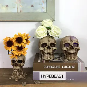 Luminous resin vase for home living room, bedroom, entrance, Halloween gift, flower arrangement decoration ornament