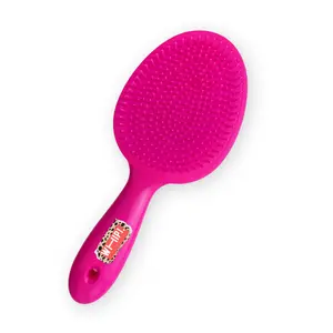 Fixes Everything Hair Brush- Cheetahlicious Pink