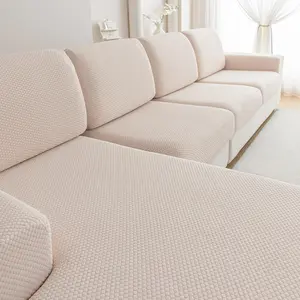 1pc Elastic Sofa Seat Cover, Modern Anti-Slip Design, Universal Fit for L-Shaped and 1-4 Seater Sofas, Living Room Protection, Sofa Couch Covers