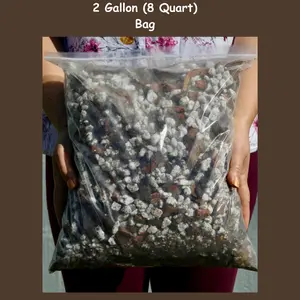 Chunky Aroid Mix Potting Soil  - Monstera Soil Mix - Best Indoor Potting Soil. - Well Draining Potting Soil for Rare Indoor Plants & Cactus