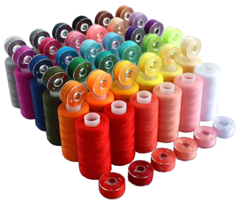72 Pcs Ultimate Halloween Sewing Thread Assortment – 36 All-Purpose 400-Yard Polyester Thread Spools + 36 Matching Bobbins – Heavy-Duty Thread for Machine & Hand Sewing