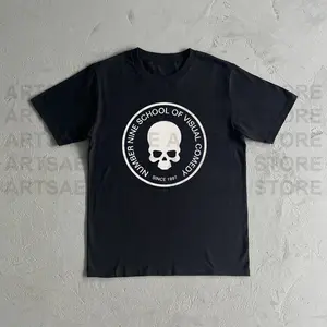 Number Nine School Of Visual Comedy Heavy Cotton Tee Shirt - Number Nine Tshirt