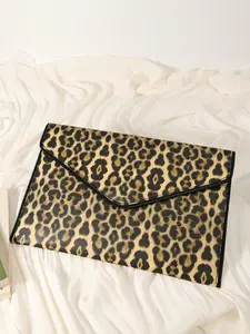 Fashion Leopard Print Envelope Clutch, Casual Versatile Oversized Clutch for Women, Trendy All-match Commuter Envelope Clutch for Daily Used