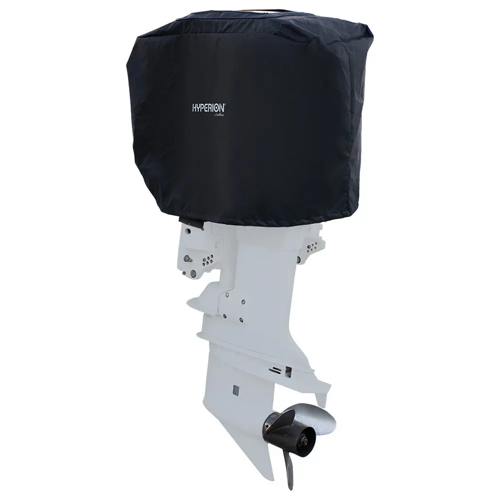 Hyperion® Boat Engine Cover with Solar Charger- Large, Outboard Motor, Polyester, Boat Accessories, Batteries, Uv Protection, Drawstring Fit