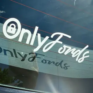 OnlyFords car decal - car decal funny - vinyl car decal - truck decals - funny decals - car stickers - truck stickers - ford stickers