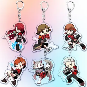 Persona Character Keychain – Cute Cartoon Bag Charm, Accessory, Gift for Fans