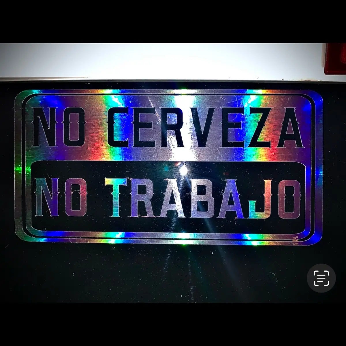 No Beer No Work Decal