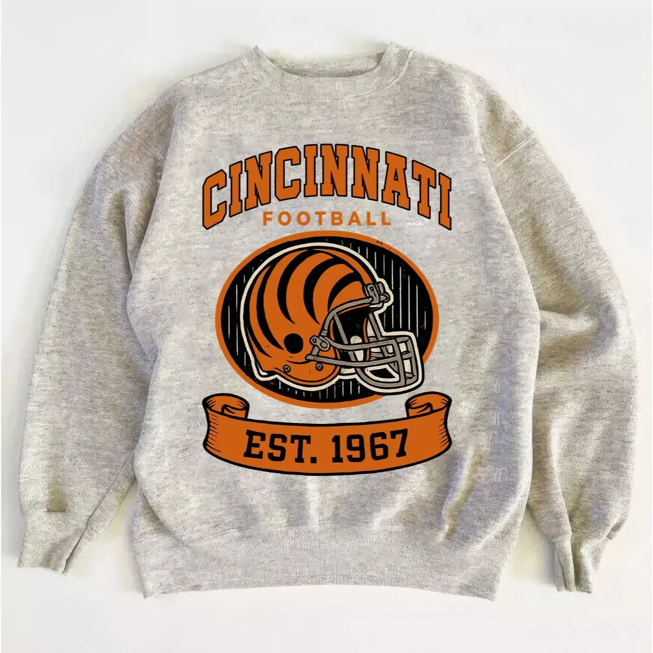 Cincinnati Football 90s Sweatshirt, Retro Game Day Crewneck for Fans