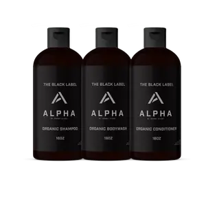 Black Label Shower Set