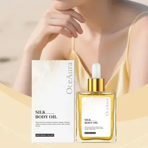 Silky Body Oil, Silky Smooth Skin Texture, Lightweight & Non-Greasy, Fast Absorbing, Hydrating & Nourishing, Leaves Skin Soft, Radiant & Supple, Daily Moisturizing Body Essence