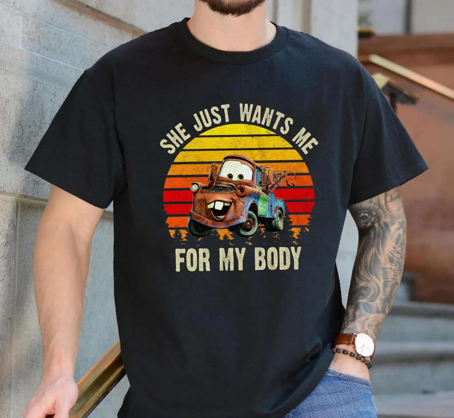 Cars Mater Vintage Shirts, Funny Adult Cars Tow Mater shirt, Cars shirt Matching  vacation Humor gift for Him, Men