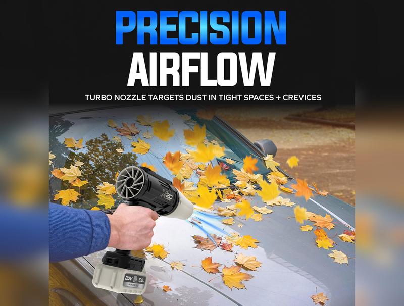 Sun Joe GO-SRMJET-5A-BLK 20-Volt ECOSHARP Cordless X20 StormJet Handheld Turbo Blower  | 40 CFM | 5.0-Ah Batteries + Charger (Black)