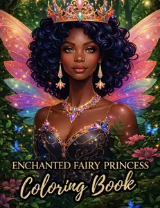 Enchanted Fairy Princess: A Magical Coloring Book for Fairy Princesses of All Ages