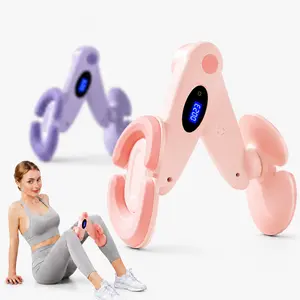 Women's Premium Triangular Thigh Trainer & Hip Shaper Tool, Ergonomic Inner Thigh Toner, Portable Digital Ab Training Equipment with LED Display for Body Slimming & Postpartum Recovery