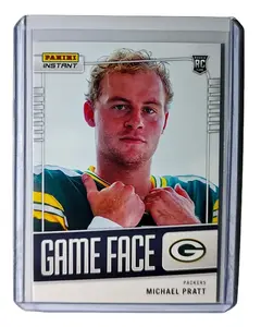 Michael Pratt 2024 Panini Game Face #23 NFL Rookie Card Green Bay Packers 1/331