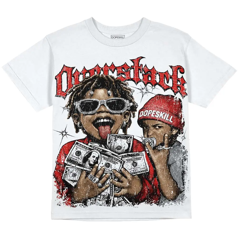DopeSkill Oversize Print Graphic Tees Toro Bravo 4s Streetwear Unisex Cool T-Shirt Sneaker Colour Matching Overstack Graphic