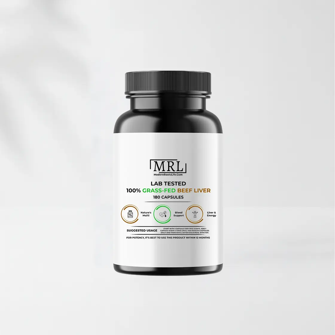 100% Grass Fed Argentinian Beef Liver Capsules AND Powder - Lab Tested and Pure
