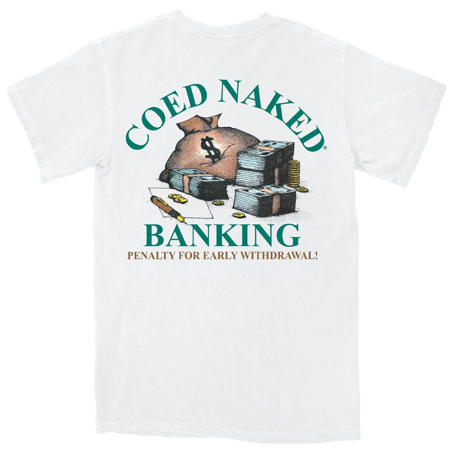 Coed Naked Banking Vintage T-Shirt