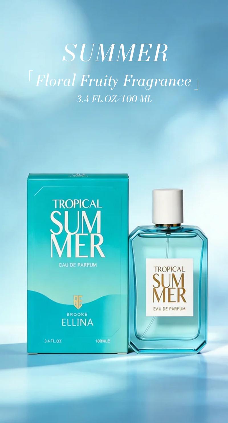 3.4 fl oz Women's Eau De Parfuma Fragrance Spray, Long-Lasting Perfume, Notes Of  Coconut Water,Pineapple,Palm Leaf, Guava,Banana,Water Lily Flavor, 2 Different Scents ,Perfect For Dating, Daily Life, Parties, Gift Giving