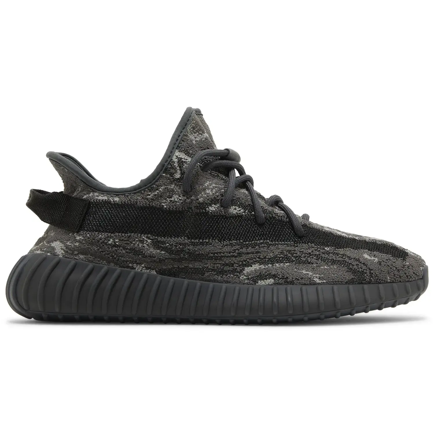 Adidas Yeezy Boost 350 V2 MX Dark Salt Black Grey Comfort 100% Authentic Sneakers ID4811 Primeknit Upper Translucent Stripe Sports Shoes, Casual Sporty Shoes, Flexible Shoe