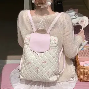 Cute pink Bow Backpack