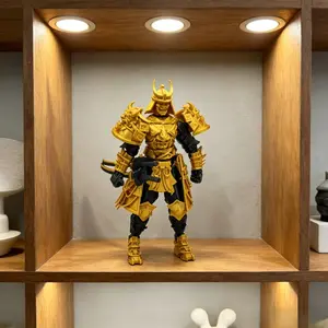 Anime Action Figure, Gundam Mecha Punk Cartoon Character, Robot Mechanic Skull Statue Model Handmade Gift, Perfect Desktop Decoration