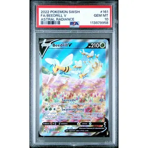 Beedrill V PSA 10 2022 Pokemon Sword & Shield Astral Radiance #161