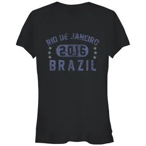 Juniors Womens Lost Gods Rio De Janeiro Brazil 2016 T-Shirt