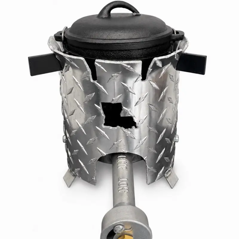 1 quart aluminum diamond plate set