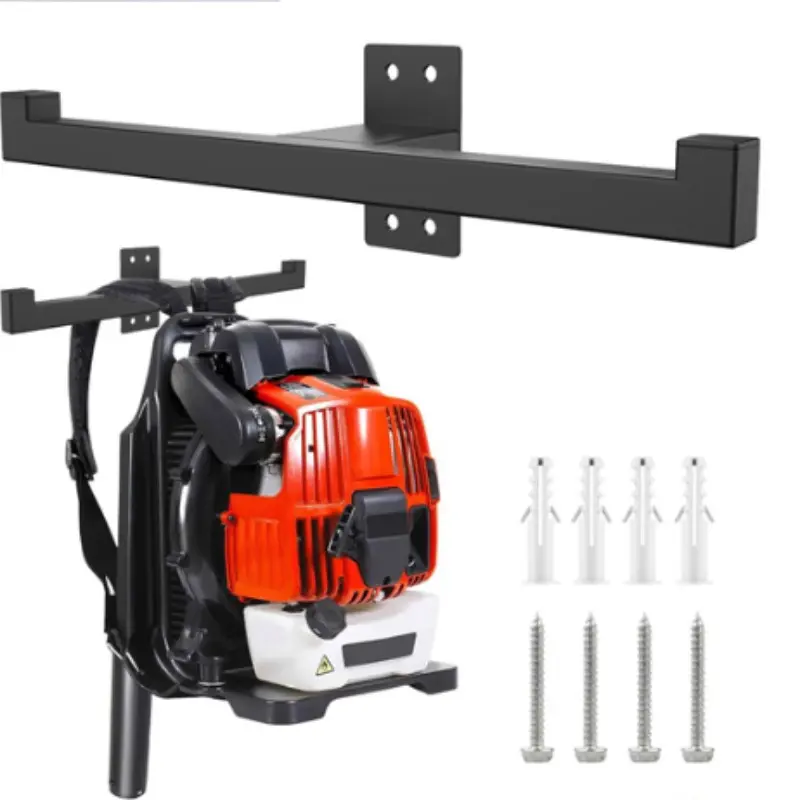 1 Pack Zao Mei Heavy-Duty Wall-Mounted Backpack Blower & Chainsaw Rack - 250 Tools Storage Organizer, Garage Tool Organiser, with Hanging Shelf, Workshop Hanger for Leaf Blowers, Sprayers, Backpack Equipment (Easy Install, Space-Saving)