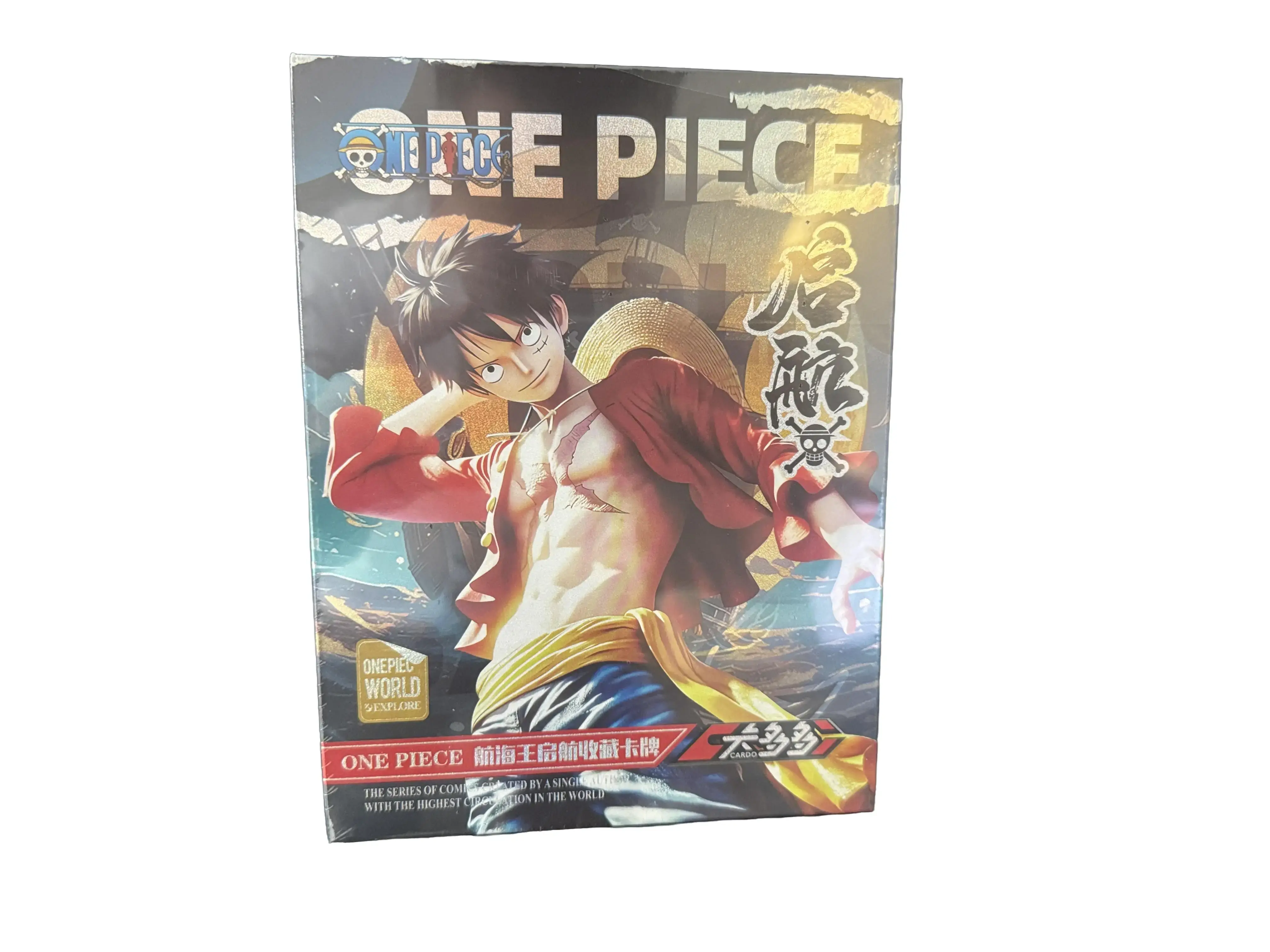 1 Piece "Set Sail" Non-Sports Trading Card Gift Box - Straw Hat Crew Full Characters Rare Shiny Collectible Cards, Birthday Gift for Boys