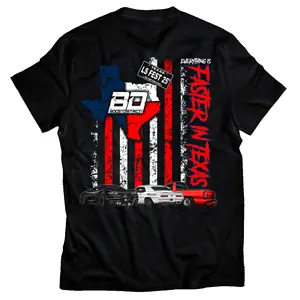 Everything is Faster in Texas 2 Side T-shirt, Gift, Graphic Tee Cotton Menswear