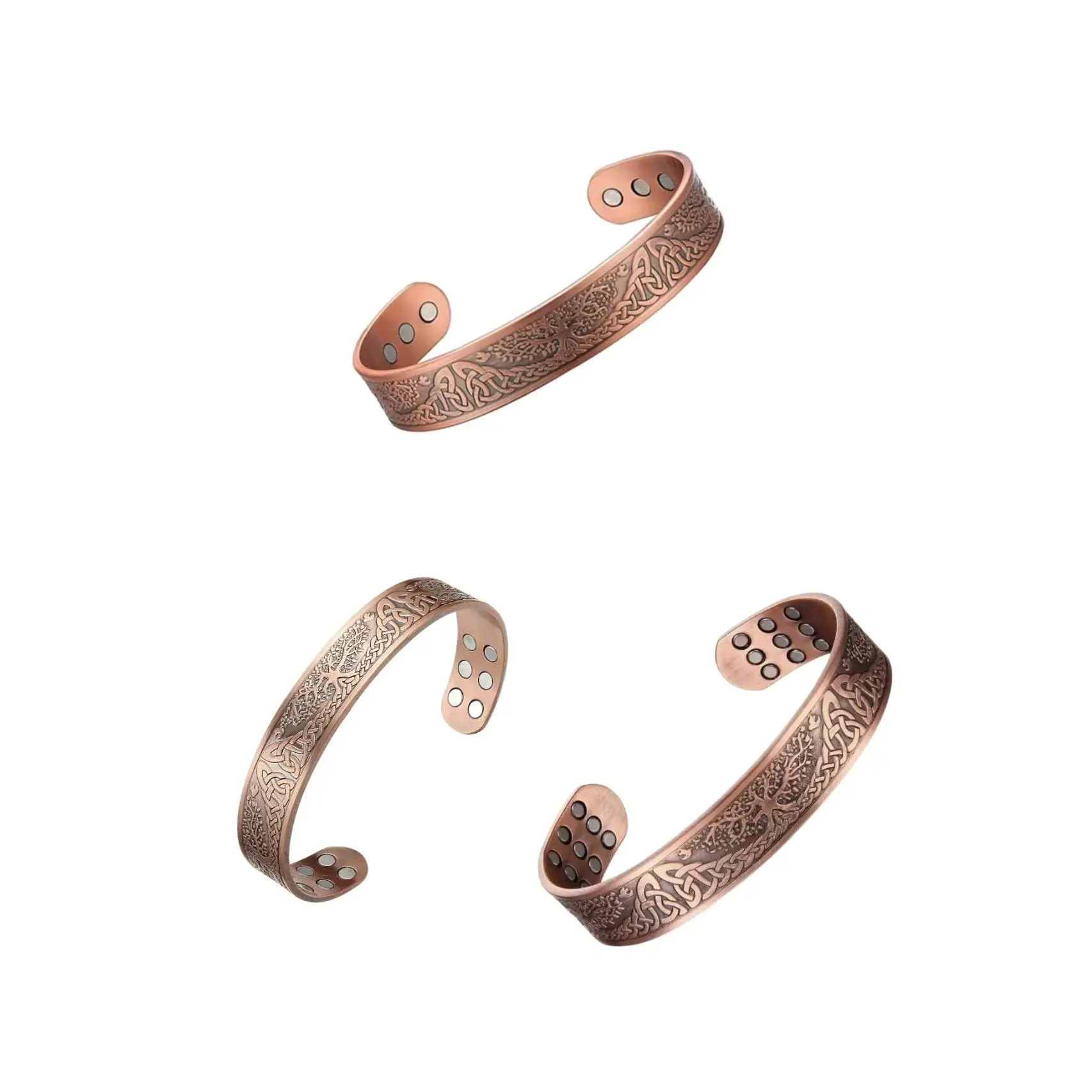 Three Trees Bronze Set (Six Magnets+Twel