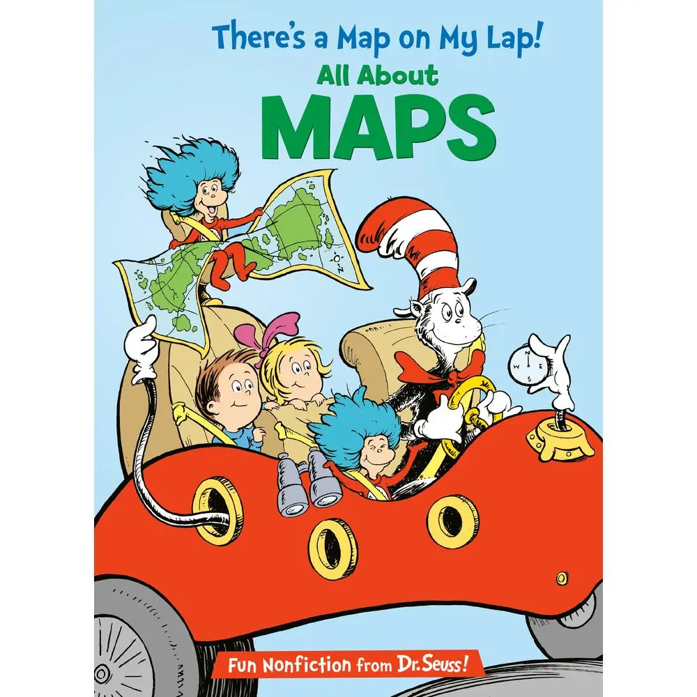 USED Book - There's a Map on My Lap! All about Maps by Rabe, Tish (Hardcover) - english